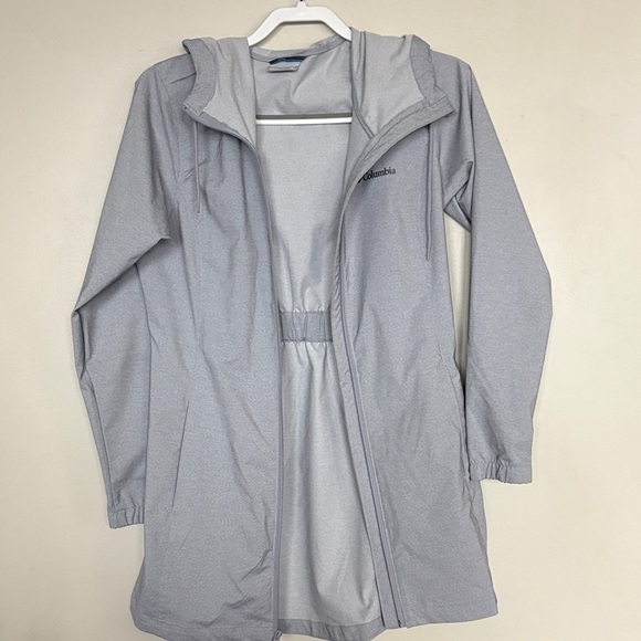 Columbia Jackets & Blazers - Columbia Women’s Lightweight Hooded Jacket Gray Zip Front Size M